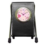 love05_bg3 Pen Holder Desk Clock