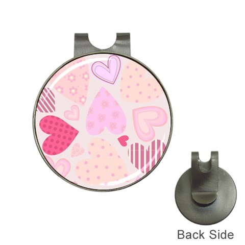 love05_bg3 Golf Ball Marker Hat Clip from ArtsNow.com Front