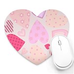 love05_bg3 Mousepad (Heart)