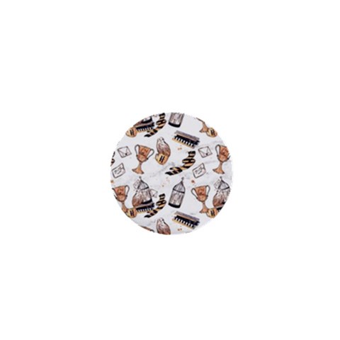 Hufflepuff Pattern 1  Mini Buttons from ArtsNow.com Front