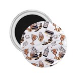 Hufflepuff Pattern 2.25  Magnets