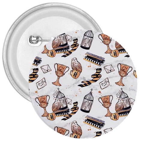 Hufflepuff Pattern 3  Buttons from ArtsNow.com Front