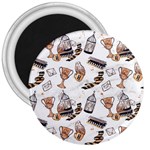 Hufflepuff Pattern 3  Magnets