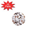 Hufflepuff Pattern 1  Mini Magnet (10 pack) 