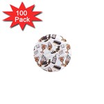 Hufflepuff Pattern 1  Mini Magnets (100 pack) 
