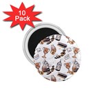 Hufflepuff Pattern 1.75  Magnets (10 pack) 