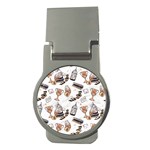 Hufflepuff Pattern Money Clips (Round) 