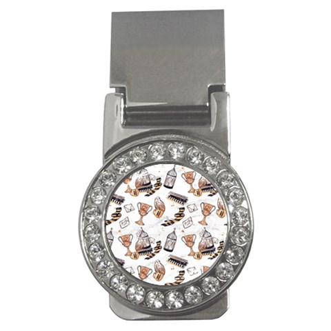 Hufflepuff Pattern Money Clips (CZ)  from ArtsNow.com Front