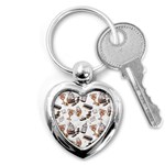 Hufflepuff Pattern Key Chain (Heart)