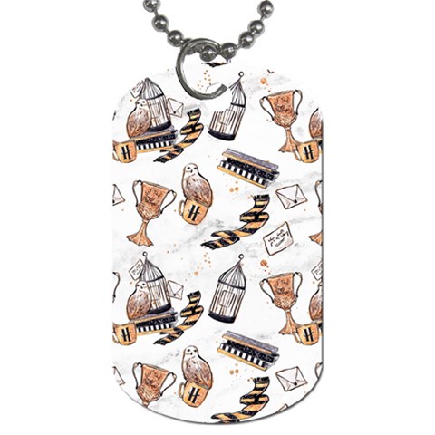Hufflepuff Pattern Dog Tag (One Side) from ArtsNow.com Front
