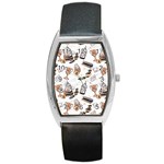 Hufflepuff Pattern Barrel Style Metal Watch