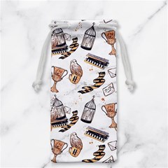 Hufflepuff Pattern Jewelry Bag from ArtsNow.com Back