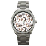 Hufflepuff Pattern Sport Metal Watch