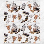 Hufflepuff Pattern Canvas 8  x 10 