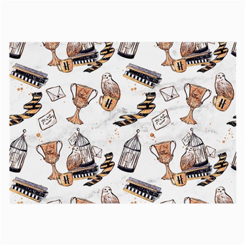 Hufflepuff Pattern Large Glasses Cloth (2 Sides) from ArtsNow.com Front