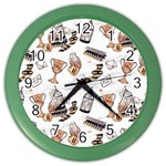 Hufflepuff Pattern Color Wall Clock