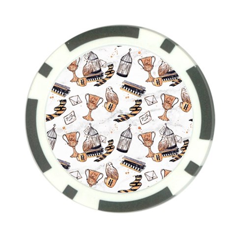Hufflepuff Pattern Poker Chip Card Guard from ArtsNow.com Front