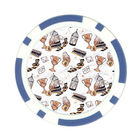 Hufflepuff Pattern Poker Chip Card Guard from ArtsNow.com Front