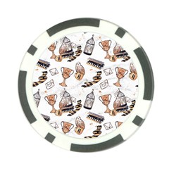Hufflepuff Pattern Poker Chip Card Guard from ArtsNow.com Front