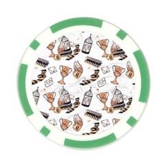 Hufflepuff Pattern Poker Chip Card Guard from ArtsNow.com Front