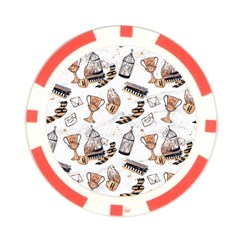 Hufflepuff Pattern Poker Chip Card Guard from ArtsNow.com Back