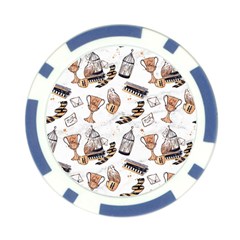 Hufflepuff Pattern Poker Chip Card Guard from ArtsNow.com Back
