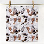 Hufflepuff Pattern Face Towel
