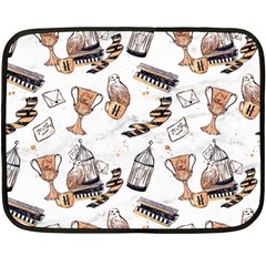 Hufflepuff Pattern Double Sided Fleece Blanket (Mini)  from ArtsNow.com 35 x27  Blanket Front