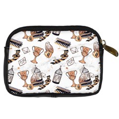Hufflepuff Pattern Digital Camera Leather Case from ArtsNow.com Back
