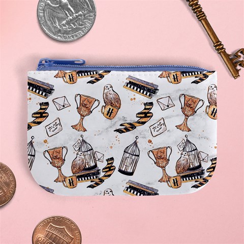 Hufflepuff Pattern Mini Coin Purse from ArtsNow.com Front