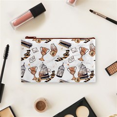 Hufflepuff Pattern Cosmetic Bag (Small) from ArtsNow.com Front