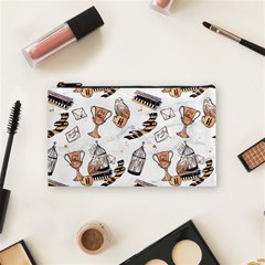 Hufflepuff Pattern Cosmetic Bag (Small) from ArtsNow.com Front