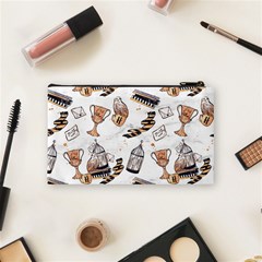 Hufflepuff Pattern Cosmetic Bag (Small) from ArtsNow.com Back