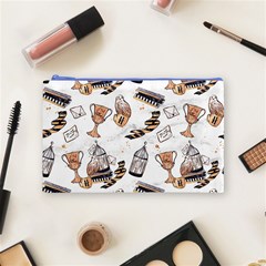 Hufflepuff Pattern Cosmetic Bag (Medium) from ArtsNow.com Front