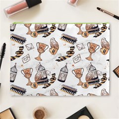 Hufflepuff Pattern Cosmetic Bag (XL) from ArtsNow.com Front