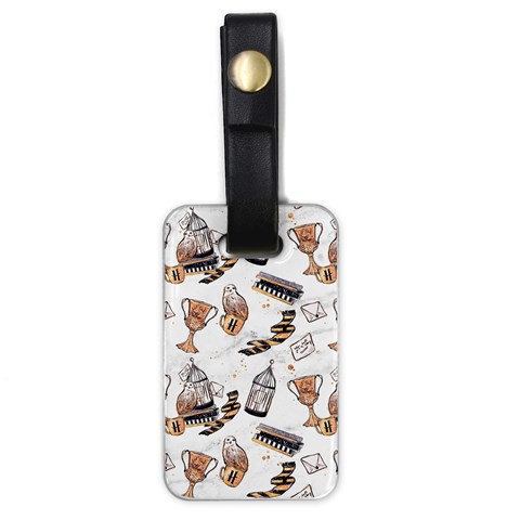 Hufflepuff Pattern Luggage Tag (one side) from ArtsNow.com Front