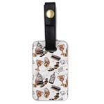 Hufflepuff Pattern Luggage Tag (one side)