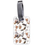 Hufflepuff Pattern Luggage Tag (two sides)