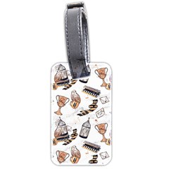 Hufflepuff Pattern Luggage Tag (two sides) from ArtsNow.com Back