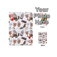 Hufflepuff Pattern Playing Cards 54 Designs (Mini) from ArtsNow.com Front - Diamond7