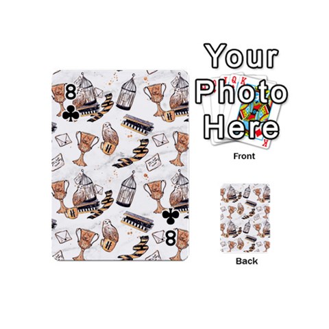 Hufflepuff Pattern Playing Cards 54 Designs (Mini) from ArtsNow.com Front - Club8
