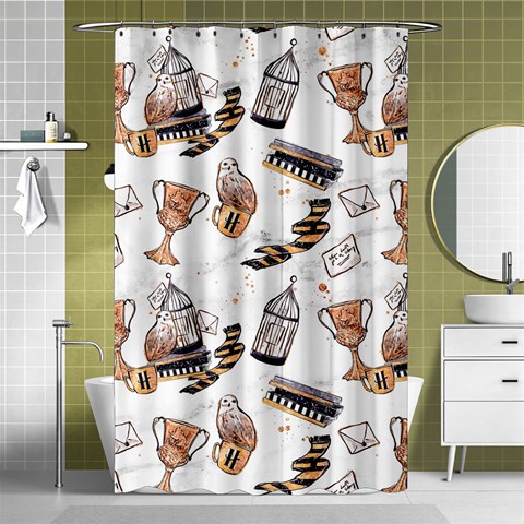 Hufflepuff Pattern Shower Curtain 48  x 72  (Small)  from ArtsNow.com Curtain(48  X 72 ) - 42.18 x64.8  Curtain(48  X 72 )