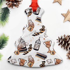 Hufflepuff Pattern Christmas Tree Ornament (Two Sides) from ArtsNow.com Front