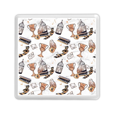 Hufflepuff Pattern Memory Card Reader (Square) from ArtsNow.com Front