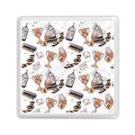 Hufflepuff Pattern Memory Card Reader (Square)
