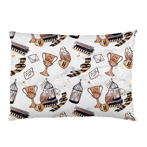 Hufflepuff Pattern Pillow Case (Two Sides) from ArtsNow.com Front