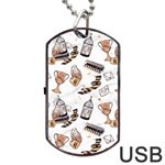 Hufflepuff Pattern Dog Tag USB Flash (Two Sides)