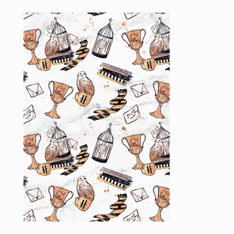 Hufflepuff Pattern Large Garden Flag (Two Sides) from ArtsNow.com Back