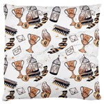 Hufflepuff Pattern Large Cushion Case (Two Sides)