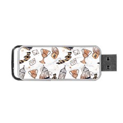 Hufflepuff Pattern Portable USB Flash (Two Sides) from ArtsNow.com Front